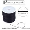 arricraft 2 Rolls Waxed Polyester Thread Cord, 0.5mm Bracelet Thread