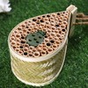 Mason Bee House, Pollinating Palace，Hanging Wooden bee House Habitat with