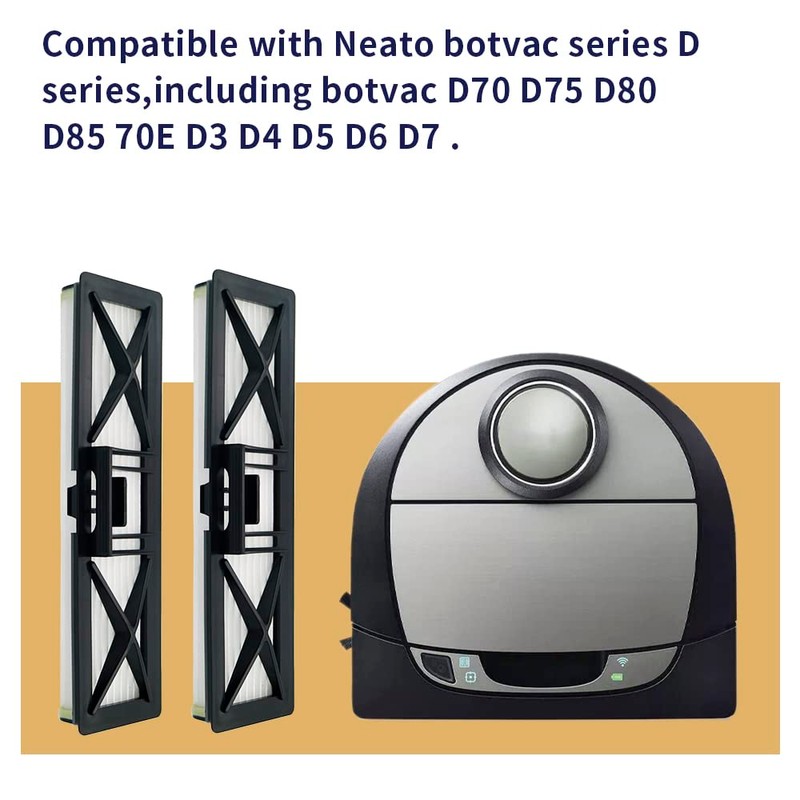 FFYan 2pcs Filter for Neato Botvac Connected D Series (D7