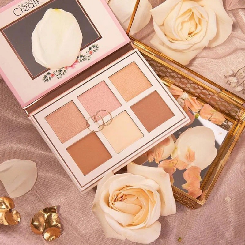 Set De 3 Paletas Floral Bloom, Sombras, Rubor E Iluminador