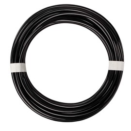 Quickun Pneumatic Tubing 1/8" Tube OD PU Polyurethane Tube Air Hose Line for Air Compressor Fitting or Fluid Transfer (Black 32.8ft)