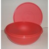 Tupperware 26cup Fix N Mix Bowl Watermelon Coral with Seal