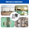 Glass Clamp,316 Stainless Steel 5/16", 3/8", 1/2" Adjustable Railing Glass