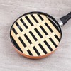 2PCS 11.8inch Bamboo Steamer Liners Mesh Cooking Rack Steamer Round