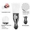 Afro comb 5 pieces Afro Pick Afro comb, stainless steel