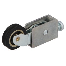 Amig - Schiebefenster-Laufrolle | Satz mit 2 Stück | Größe 55 x 20 mm | Verstellbares Metallgehäuse | Kugellager | Entwickelt für Schiebefenster | Verzinktes Zamak.