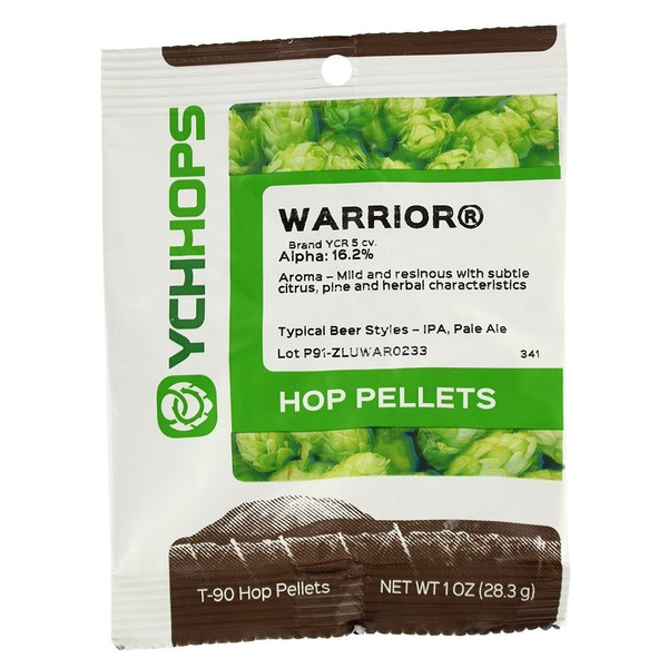 Warrior Hops - 1 oz Pellets