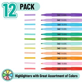 Mr. Pen- Pastel Highlighters , 12 Pack , Assorted Colors , Fast Dry , Highlighter Pastel , Set , Bible Journaling Highlighter , Marker , Colored School Supplies