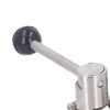 Sanitary Butterfly Clamp Valve with Silicone Washer Stainless Steel Clamp