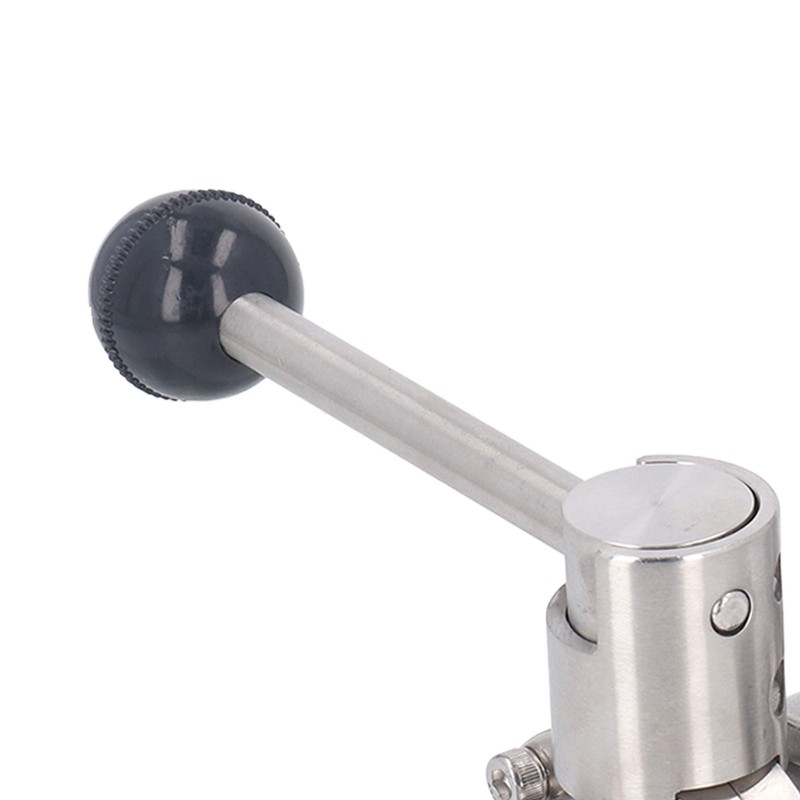 Sanitary Butterfly Clamp Valve with Silicone Washer Stainless Steel Clamp