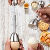 Pack of 2 Egg Toppers Stainless Steel and Egg Opener,