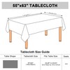 sourcing map Dining Table Cover Reusable Rectangular, Table Cloths Wipe