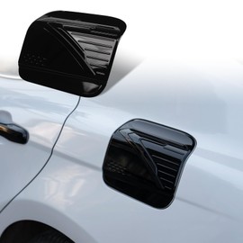 Spotrim Compatible with Toyota Camry Gas Tank Door Cover Gasoline Fuel Petrol Oil Filler Caps Decoration for Camry 2025 -Piano Black
