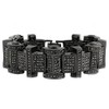 Rappers Style Hip Hop Bracelet in Black