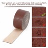 GORGECRAFT 25 mm Wide Brown Buffalo Leather Strips with Artificial
