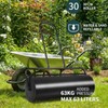 UJOYPAYD Lawn Roller,13 x 24 Inch Heavy-Duty Push/Tow Behind Water/Sand