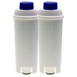 2 x Water Filters Compatible with DeLonghi Autentica ECAM23 Dedica Dinamica Eletta ESAM6720 Maestosa Perfecta PrimaDonna Magnifica S Equivalent to DLSC002 (14465)