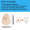 Mcvcoyh Adjustable 2 Loops Toe Splint, Hammer Toe Straightener with