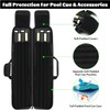 Beejirm Pool Cue Case - 4x4 Padded Pool Cue Bag