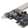 PCIE Expansion Card USB3.0 5Gbps HighDpeed Transmission TwoPort Desktop Computer