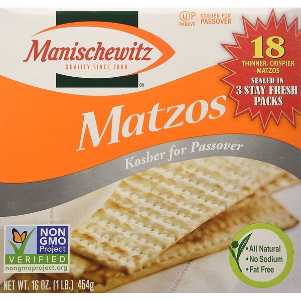 Communion-Matzo Unsalted Bread-Square (Pack of 10)
