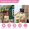 Lorugekyu Spring Cute Puppy Garden Flag Spring Summer Dog Floral