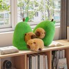 Huanmin Capybara Plush Toy 35 cm Avocado Capy-bara Cuddly Toy