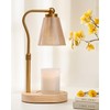 Candle Warmer Lamp with Timer, Dimmer, Adjustable Height, 2 Replacement