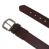 Boston Leather Men's Big & Tall Leather Stretch Belt with