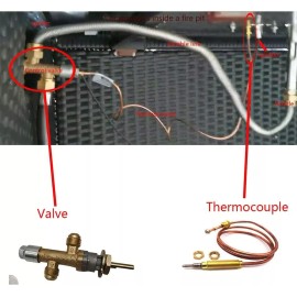 Suburban 161217 SRNA3 Range Stove Repl. Long Oven Thermocouple 60cm