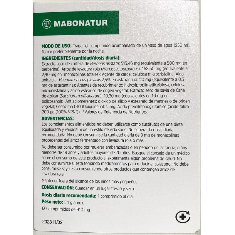 Mabo lipid plus 60 comp