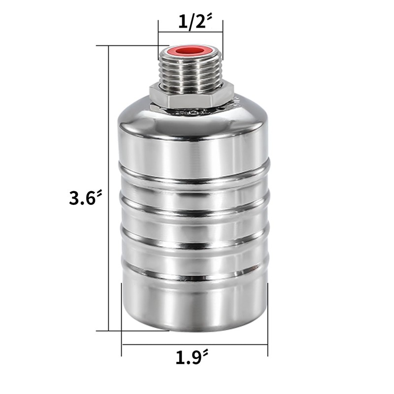 1/2 Inch Water Float Valve 304 Stainless Steel Automatic Water