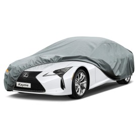 Kayme Heavy Duty Car Cover Custom Fit Lexus LC500 LC500h RC200t RC300 RC350 RCF, Waterproof All Weather for Automobiles, Full Exterior Covers Sun Rain UV Protection