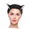 Healeved 4pcs Cat Ears Makeup Head Wraps Comfortable Elastic Headbands