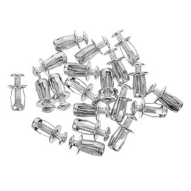 Tofficu 20pcs Hollow Door Cavity Fixing Screws for Secure Installation Lightweight Hollow Wall Anchors for Multiple Uses and Repairs Petal Nuts Expansion Design