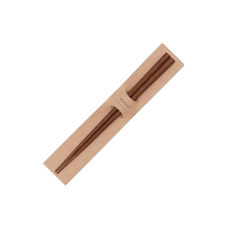 PINGTO H-06880 Meiki Octagonal Chopsticks Adult Long Dishwasher Safe Walnut