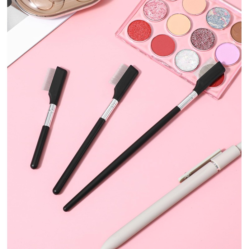 Eyelash Separator Comb 3 Pack - Metal Eyelash & Eyebrow