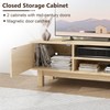 YOSHOOT Mid Century TV Stand for 55 inch TVs, Modern