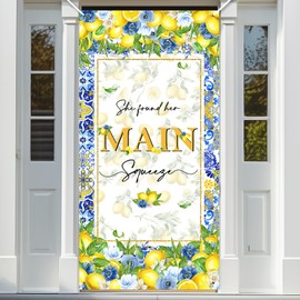 Avezano She Found Her Main Squeeze Banner Main Squeeze Bridal Shower Decorations Lemon Bridal Shower Bachelorette Party Door Decorations