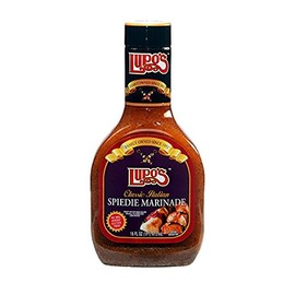 Lupo's Original Endicott Style Italian Spiedie Marinade Sauce 16oz and Lemon Garlic Marinade 16oz Bundle