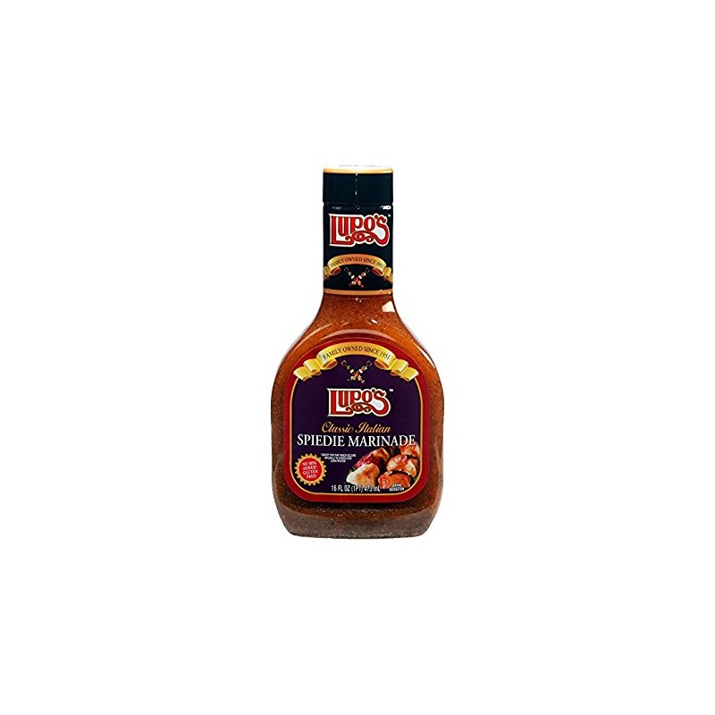 Lupo's Original Endicott Style Italian Spiedie Marinade Sauce 16oz and
