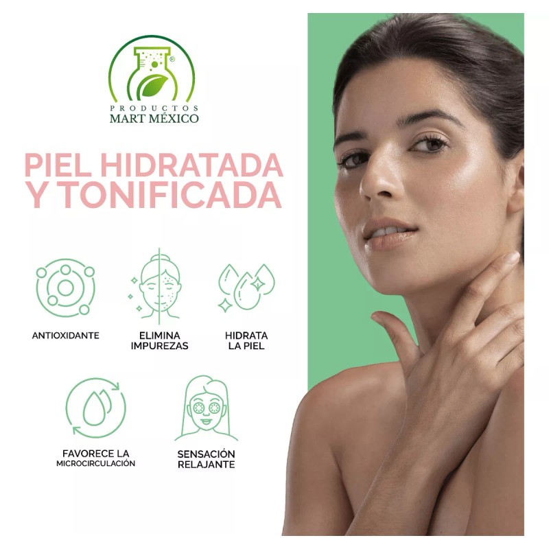 Productos Mart Mexico Agua De Rosas Con Hamamelis, Benjuí Y