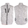 Summer Cooling Fan Vest USB Detachable White Fan Air Conditioning