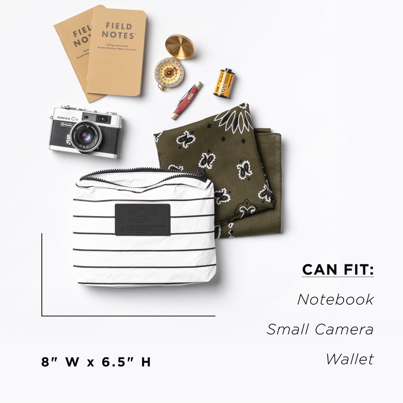ALOHA Collection Small Pouch | Lightweight, Packable, and Splash-Proof Makeup