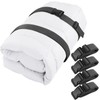 4 Pcs Mattress Topper Straps Adjustable with Buckles Memory Foam