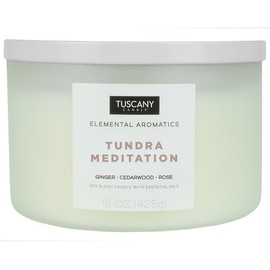 Tuscany Candle Elemental Aromatics Scented Candle, Tundra Meditation, 15 oz