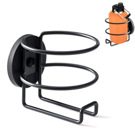Forbabe Cup Holder Magnetic Wall Mount Car, Stainless Steel Drink Holder Bottle Holder Can Holder Cup Holder Car for Tractor, Refrigerator, Mower, Treadmill, Metal Surface