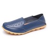 VenusCelia Mocasín plano Thawed Comfort para caminar para mujer, marino,