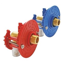 SOMATHERM FOR YOU - 303520502 - Mounting Valve System Sub-Basin/Lavabo for Multilayer Pipe Ø 16 - Complete Set with Press Fittings - M12 / 17