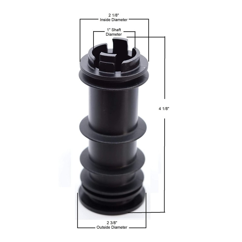 Plastic Insert Replacement Seat Post Bushing 2 3/8" OD x